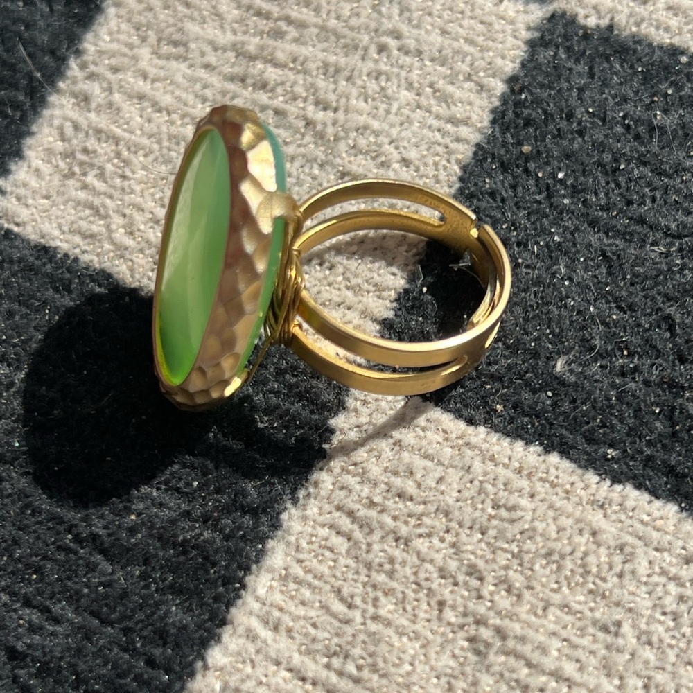 Boho Oversized Gold Ring